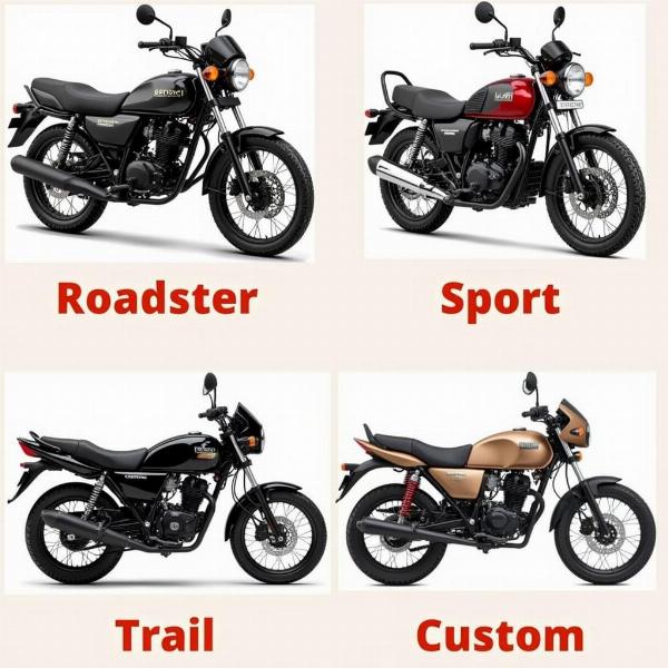 Types de Motos 125cc