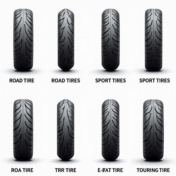 Différents types de pneus moto : route et circuit