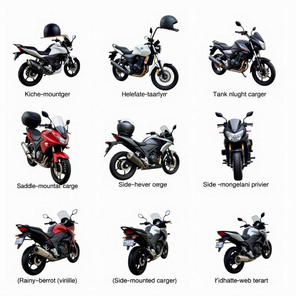 Différents types de porte casque moto