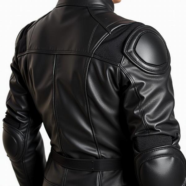 Veste en cuir pour moto sportive