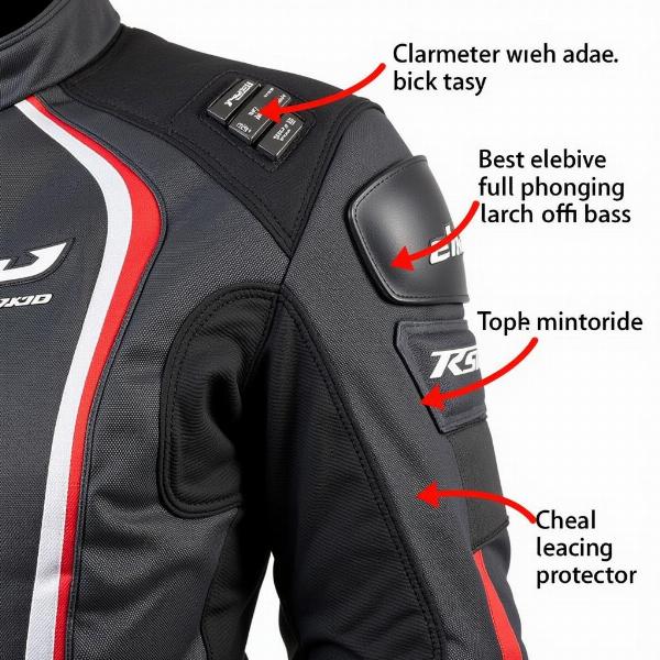 Veste moto textile d'occasion avec protections