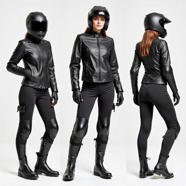 Vêtements moto pour femme offrant une protection optimale