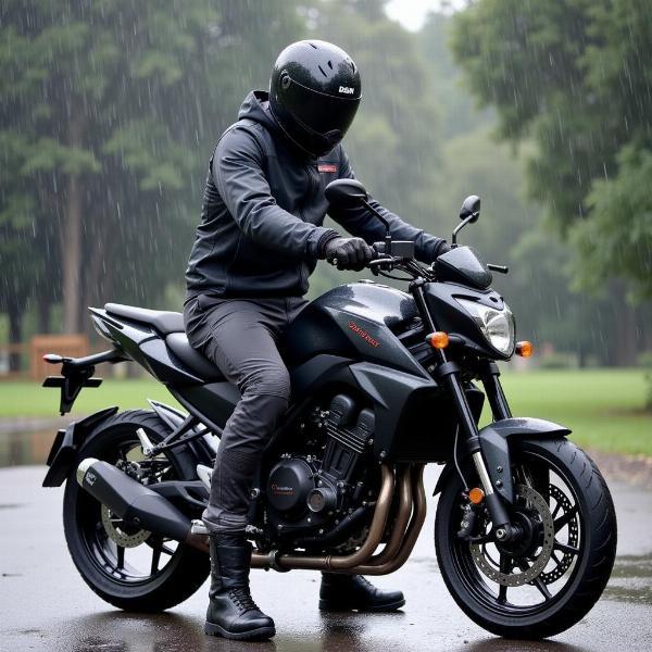 Ensemble vêtements moto pluie imperméables