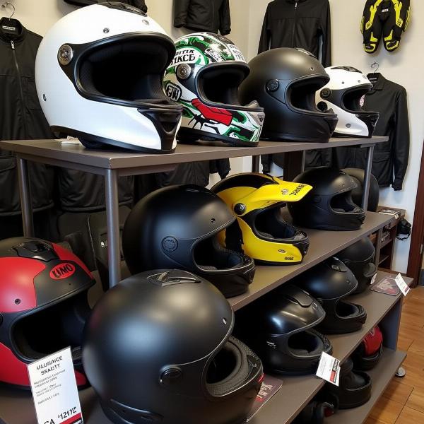 Équipements moto chez Village Moto Seclin