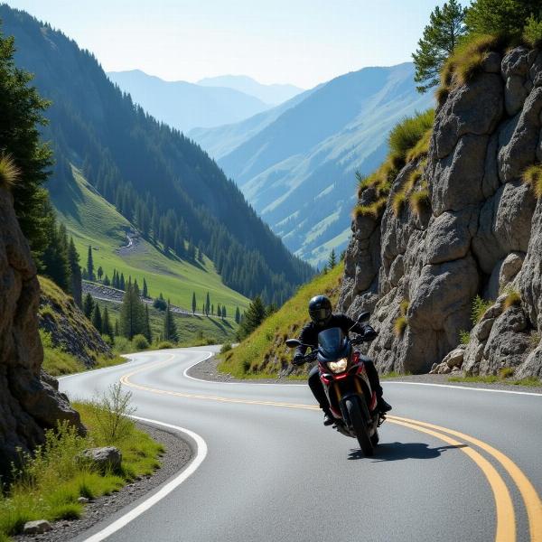 Accident moto Hautes-Alpes: Négocier les virages serrés