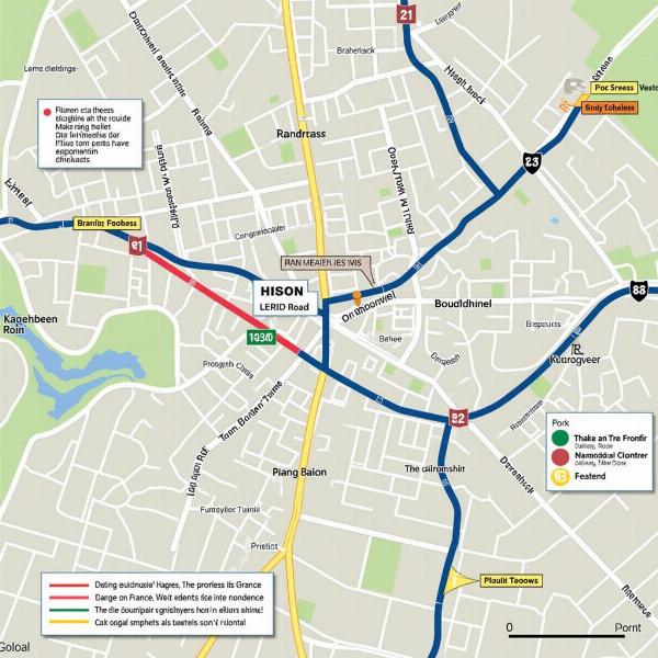 Routes et risques d'accident de moto à Lens