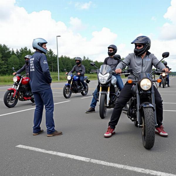 Formation de conduite sécurisée pour motards à Nadaillac