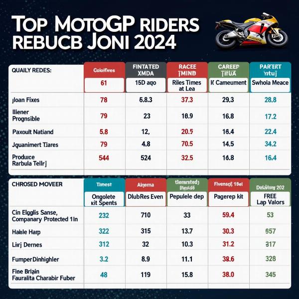 Analyse des performances MotoGP 2024