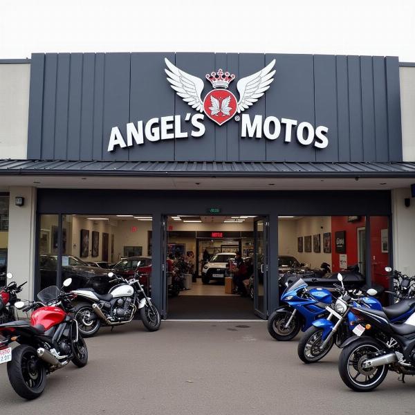 Façade d'Angel's Motos Dijon