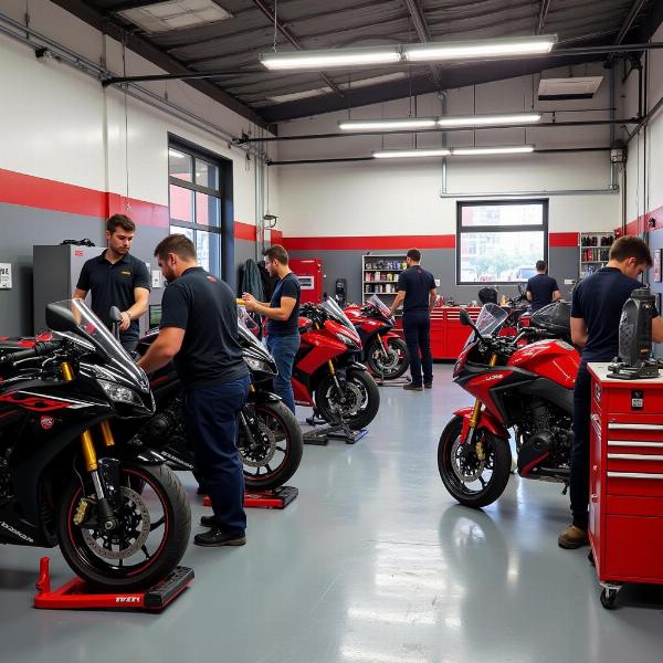 Atelier d'entretien Honda à Antibes