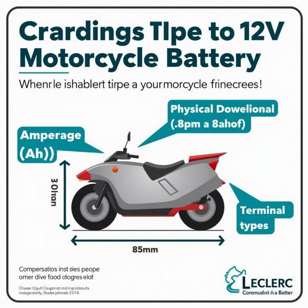 Critères de sélection d'une batterie moto 12V chez Leclerc