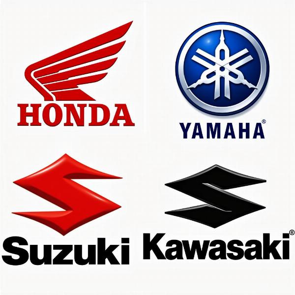 Les Big Four : Honda, Yamaha, Suzuki et Kawasaki