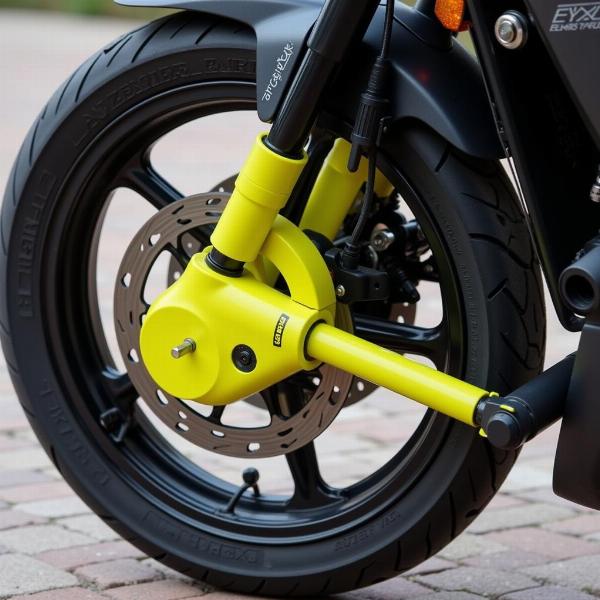 Bloc disque homologué SRA pour moto avec alarme