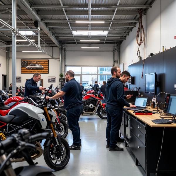 Atelier de réparation BMW Motorrad à Perpignan