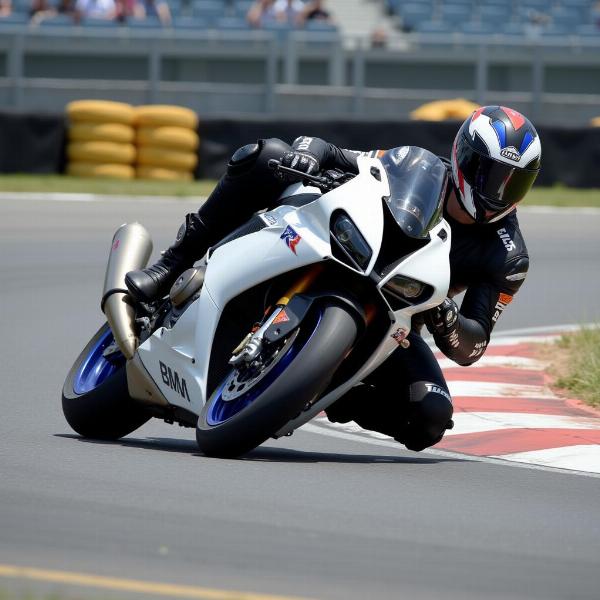 BMW S1000RR sur circuit