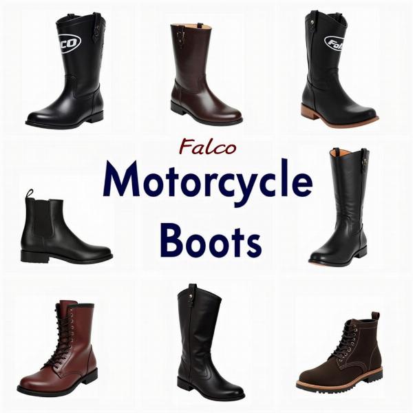 Différents styles de bottes moto Falco pour femme