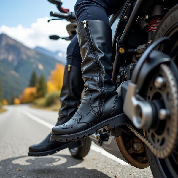 Bottes moto femme TCX pour la route