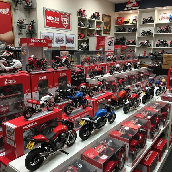 Boutique de motos Honda miniature