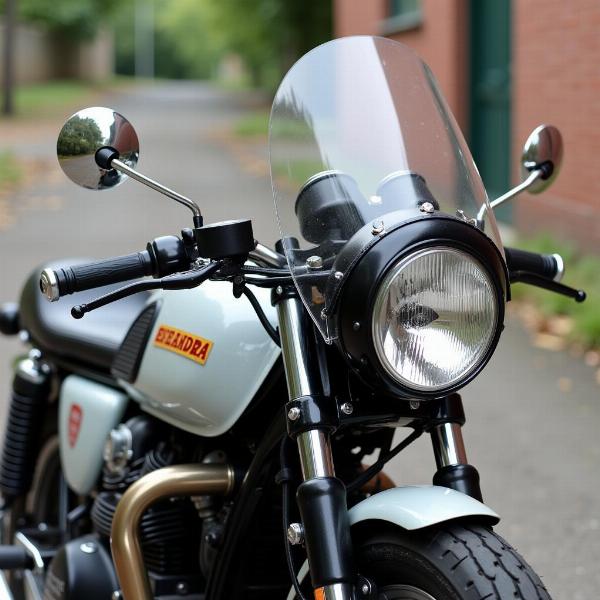 Bulle moto vintage pour Cafe Racer