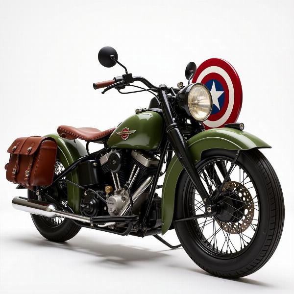 Moto Classique du Capitaine America