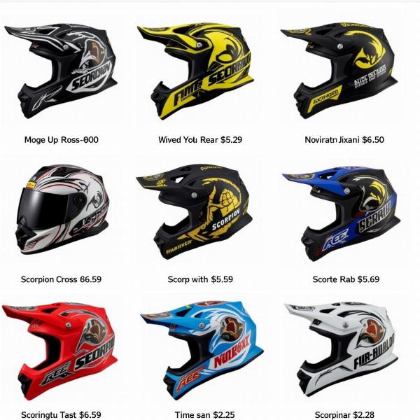 Casque Moto Scorpion Cross - Différents modèles pour tous les budgets