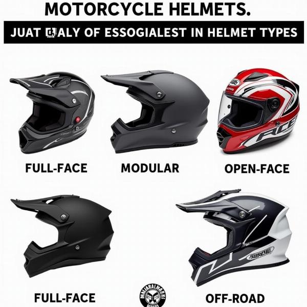 Types de casques moto