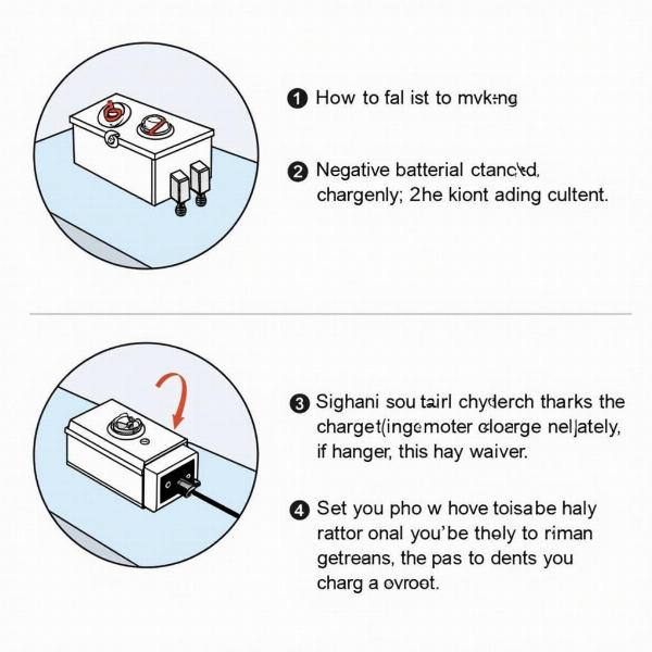 Étapes pour connecter un chargeur de batterie de moto