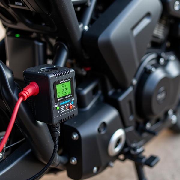 Chargeur de batterie lithium pour moto adapté