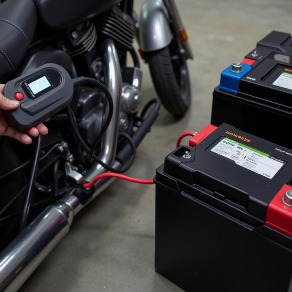 Chargeur de maintien de charge pour moto