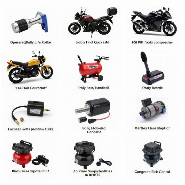 Différents types de compresseurs moto portables