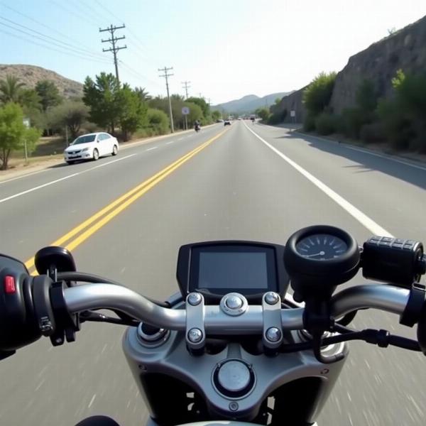 Enregistrement avec une dashcam moto Dafy