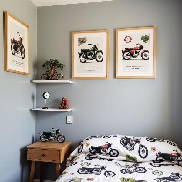 Décoration chambre moto pour petite chambre