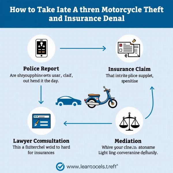 Démarches à suivre après un vol de moto et refus d'assurance