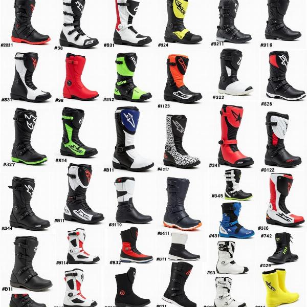 Différents modèles de Demi-bottes Moto Alpinestars