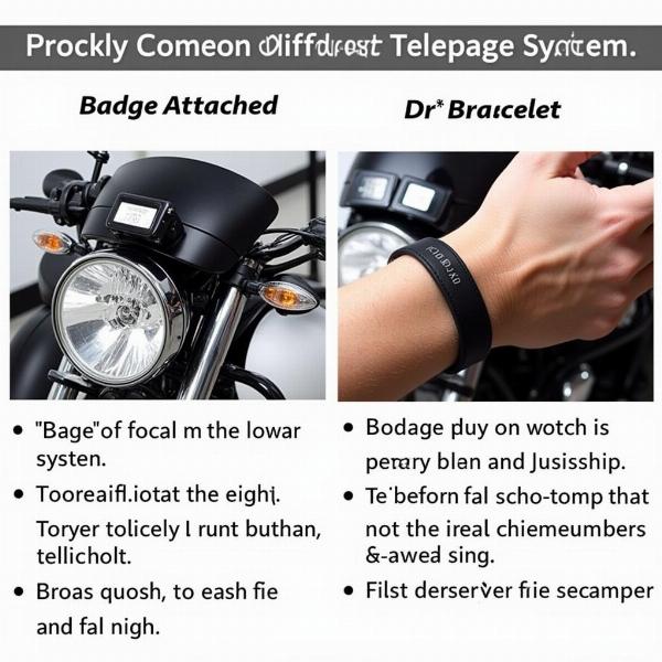 Différents systèmes de télépéage pour moto : badge et brassard