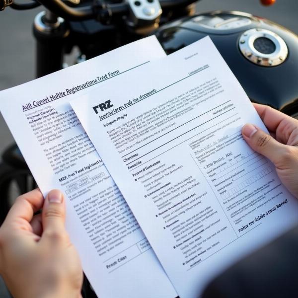 Documents nécessaires pour immatriculer une moto