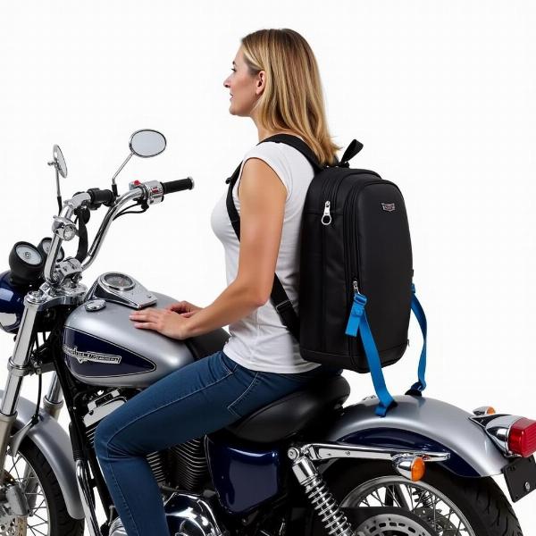 Dosseret moto confort passager