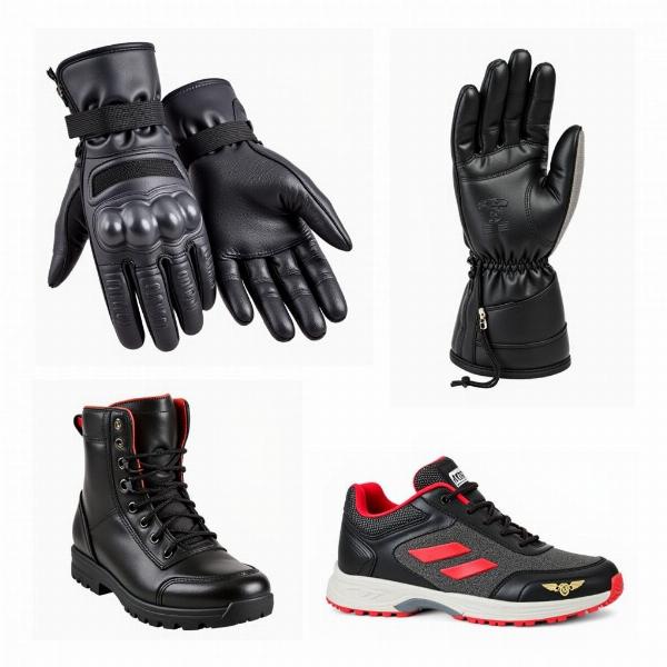 Gants et bottes moto femme pas cher