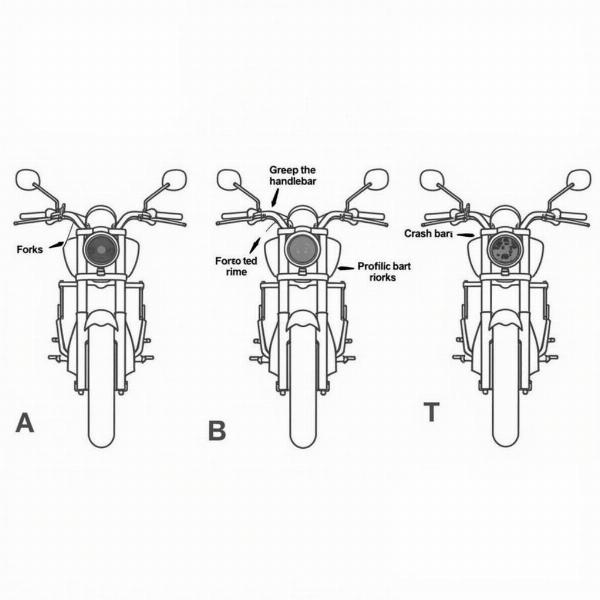 Fixation Support Phare Additionnel Moto