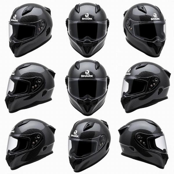 Gamme de casques moto carbone Shark