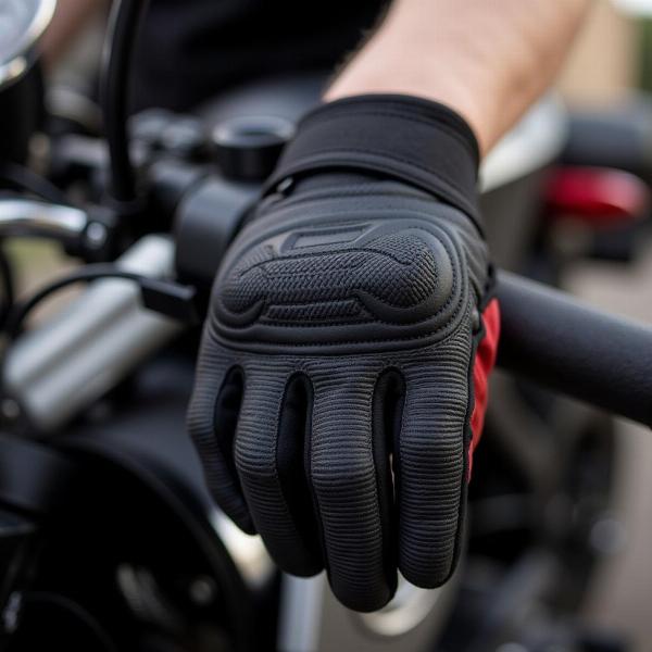 Réglage de la température des gants chauffants moto