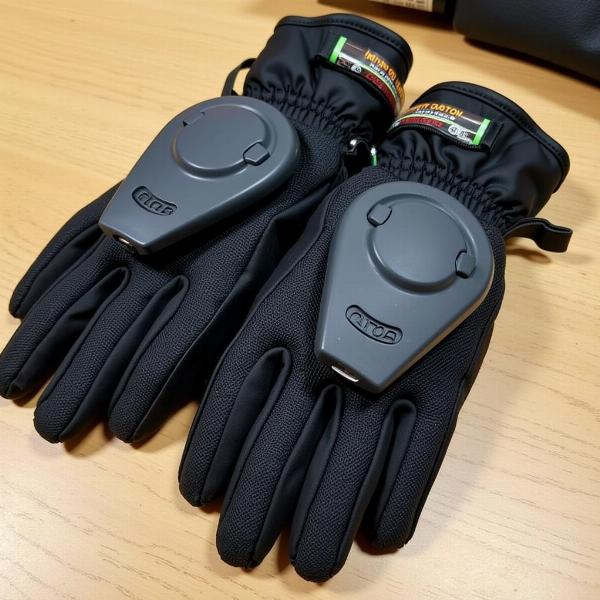 Gants chauffants moto solde à batterie