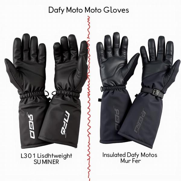 Différents types de gants Dafy Moto pour l'été et l'hiver