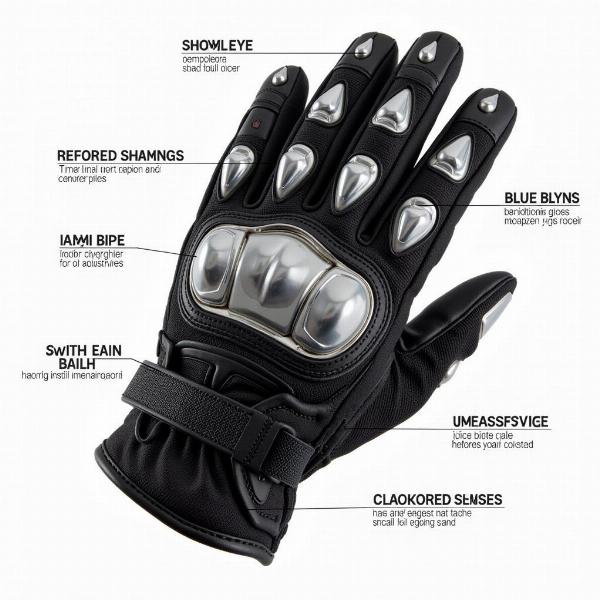 Sécurité des gants moto femme hiver