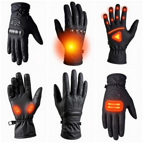 Différents modèles de gants moto chauffants