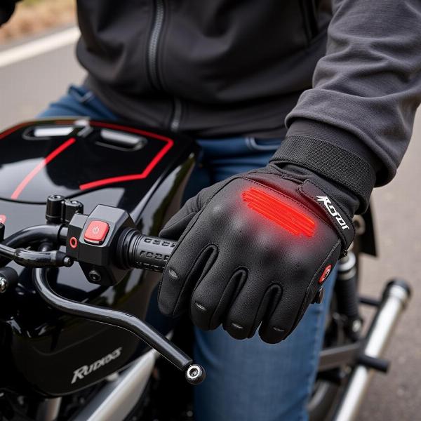 Gants moto hiver pour homme chauffants