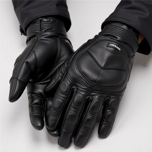 Gants moto mi-saison homme en cuir