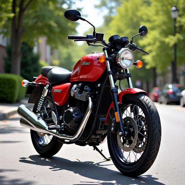 Honda Rebel 500 Cruiser Rouge: Un classique revisité