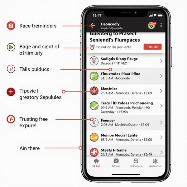 Applications Mobiles pour Horaires MotoGP