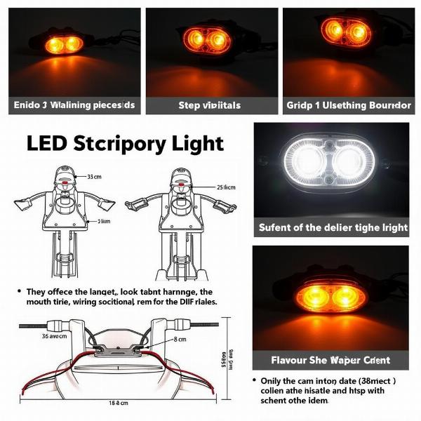 Installation de feux additionnels LED sur une moto